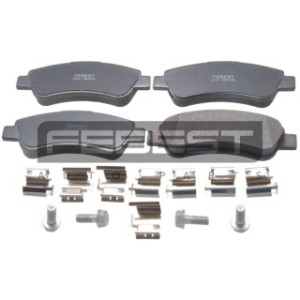 Kit de plaquettes de frein arrière FEBEST 2501-BOXR pour PEUGEOT, CITROËN, FIAT 71772817 FEBEST