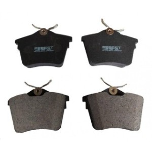 Kit de plaquettes de frein arrière FEBEST 2501-C5R pour CITROËN, PEUGEOT GDB1596