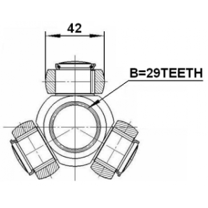 Rotule FEBEST 2516-BOX3 pour FIAT 1349788080 FEBEST