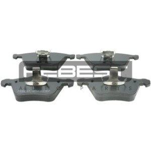 Kit de plaquettes de frein avant FEBEST 2701-XC90F pour VOLVO, FORD, VAUXHALL, MAZDA FEBEST