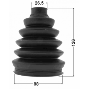 Kit de soufflet de joint homocinétique extérieur FEBEST 2917P-DIIATF pour LAND ROVER et plus encore... FEBEST