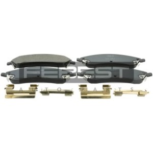 Kit de plaquettes de frein avant FEBEST 3201-SRXF pour CADILLAC, PONTIAC 18047988 FEBEST