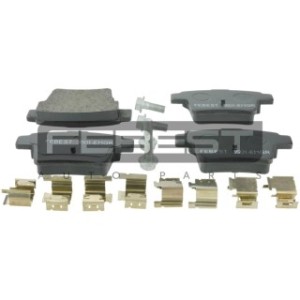 Kit de plaquettes de frein arrière FEBEST 3501-EMGR pour CITROËN, FORD, MERCURY 1356392 FEBEST