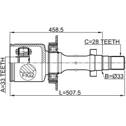 Kit de joint homocinétique FEBEST 3511-SX11RH pour GEELY BINYUE, référence d'origine 4082066700 FEBEST