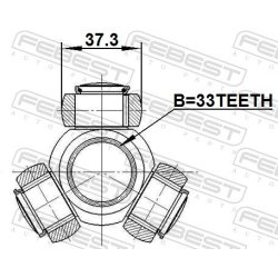 Ensemble d'arbre de transmission FEBEST 3516-SX11 pour GEELY BINYUE, FEBEST
