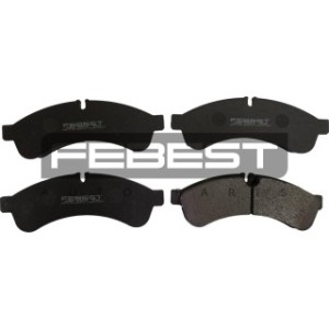 Kit de plaquettes de frein arrière FEBEST 3801-DALR pour IVECO DAILY FEBEST