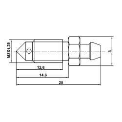 Raccords d'étrier de frein FEBEST 8870-006 pour CITROËN, PEUGEOT, VW FEBEST