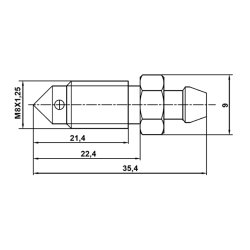 Raccords d'étrier de frein FEBEST 8870-007 pour BMW, CHEVROLET, DACIA et plus encore... FEBEST
