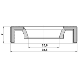 Joint d'étanchéité de réglage d'arbre à cames FEBEST 95AAY-27380707X 8200162970 FEBEST
