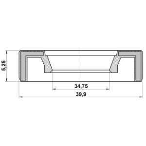 Joint d'huile de moyeu arrière FEBEST 95AAY-35400511X pour TOYOTA 90312-35002 FEBEST