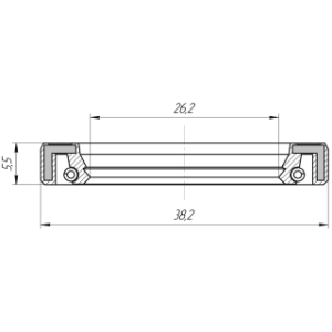 Joint d'huile de crémaillère de direction FEBEST 95FAY-28380606X pour HONDA, ACURA 53660-S50-003 FEBEST
