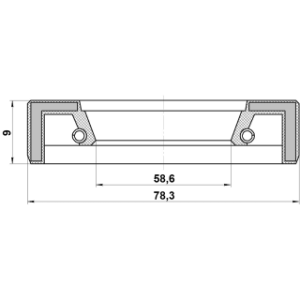 Joint d'huile d'arbre de transmission FEBEST 95FAY-60780909X pour NISSAN 1N02-19-442 FEBEST