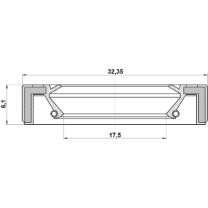 Joint d'huile de crémaillère de direction FEBEST 95GAY-19320606X pour TOYOTA, LEXUS 90311-19010 FEBEST
