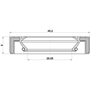 Joint d'huile d'arbre de transmission FEBEST 95GAY-30450808X pour TOYOTA et plus encore... FEBEST