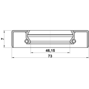 Joint d'huile de moyeu avant FEBEST 95GDY-48730707X pour TOYOTA, LEXUS 90311-48013 FEBEST