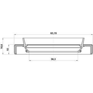 Joint d'huile d'arbre de transmission FEBEST 95HBY-38631017C pour TOYOTA, LEXUS 90311-38071 FEBEST