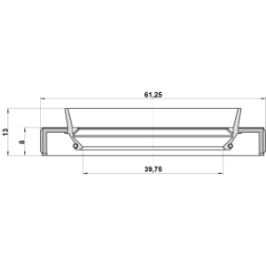 Joint d'huile d'arbre de transmission FEBEST 95HBY-41610813L pour TOYOTA 90311-41005 FEBEST