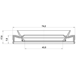 Joint d'arbre de différentiel FEBEST 95HFW-45740818L pour MAZDA KN01-27-165 FEBEST