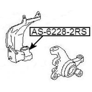 Roulement à billes FEBEST AS-6228-2RS pour SUZUKI, NISSAN, MAZDA, INFINITI FEBEST