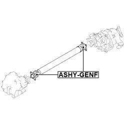 Joint d'arbre de transmission FEBEST ASHY-GENF pour GENESIS, KIA FEBEST