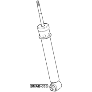 Bague FEBEST, amortisseur arrière BMAB-035 pour BMW X5 FEBEST