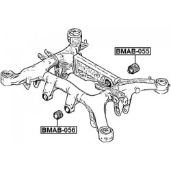 Support de différentiel FEBEST BMAB-055 pour BMW Série 5, 6, 7, référence d'origine 33316775782 FEBEST