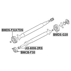 Palier central d'arbre de transmission FEBEST BMCB-F30 pour BMW OE 26108605231 FEBEST