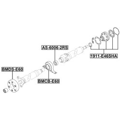Joint d'arbre de transmission FEBEST BMDS-E60 pour BMW OE 26117507328 FEBEST