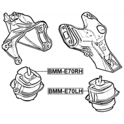 Support moteur FEBEST BMM-E70RH pour BMW X5, X6 22116778192 FEBEST