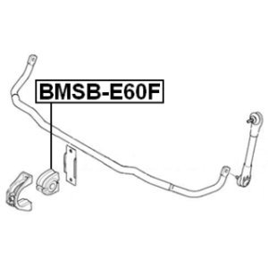 Silentbloc de barre stabilisatrice avant FEBEST BMSB-E60F pour BMW Série 5 FEBEST