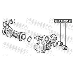 Support de différentiel FEBEST CDAB-042 pour CADILLAC, CHEVROLET, GMC FEBEST
