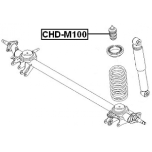 Amortisseur arrière FEBEST CHD-M100 pour CHEVROLET MATIZ, SPARK FEBEST