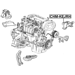 Support moteur FEBEST CHM-KEJRH pour CHEVROLET, HOLDEN AVEO, BARINA FEBEST