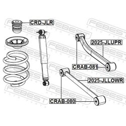 Support de bras oscillant FEBEST CRAB-080 pour JEEP WRANGLER FEBEST