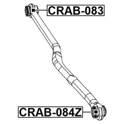Support de bras de suspension arrière FEBEST CRAB-083 pour JEEP FEBEST