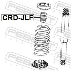 Butée de suspension en caoutchouc FEBEST CRD-JLF pour JEEP WRANGLER FEBEST