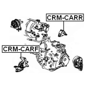 Support moteur arrière FEBEST CRM-CARR pour CHRYSLER, DODGE 04861273AA FEBEST