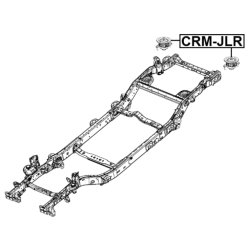 Support de châssis FEBEST CRM-JLR pour JEEP WRANGLER FEBEST