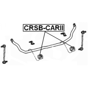 Silentbloc de barre stabilisatrice avant FEBEST CRSB-CARII pour CHRYSLER TACUMA FEBEST