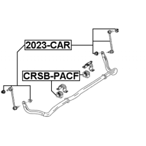 Silentbloc de barre stabilisatrice avant FEBEST CRSB-PACF pour CHRYSLER PACIFICA FEBEST