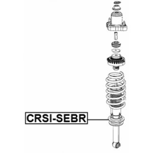 Ressort arrière inférieur FEBEST CRSI-SEBR pour CHRYSLER, DODGE, JEEP 05085528AA FEBEST