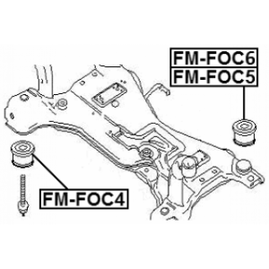 Silentbloc avant de berceau FEBEST FM-FOC4 pour FORD 1337459 FEBEST