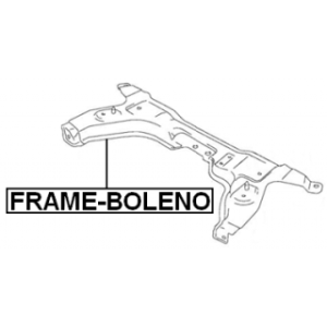 Cadre de Suspension avant FEBEST FRAME-BOLENO pour SUZUKI 45810-60G00 FEBEST