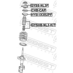 Support de jambe de force FEBEST GYSS-NL3F pour GEELY ATLAS FEBEST