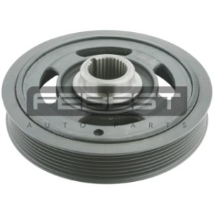 Poulie de vilebrequin FEBEST HDS-K24A pour HONDA, ACURA 13810-R40-A01 FEBEST