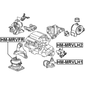 Support moteur avant gauche FEBEST HM-MRVLH1 pour ACURA, HONDA PILOT, MDX FEBEST