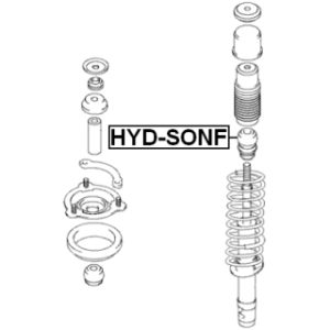 Butée de suspension avant FEBEST HYD-SONF pour HYUNDAI, KIA FEBEST