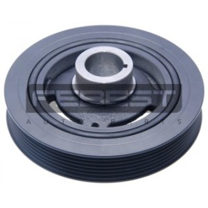 Poulie de vilebrequin FEBEST HYDS-IX35 pour KIA, HYUNDAI 23124-25000 FEBEST