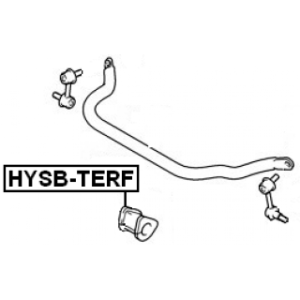 Silentbloc de barre stabilisatrice avant FEBEST HYSB-TERF pour HYUNDAI TERRACAN FEBEST
