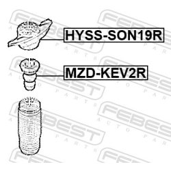 Support de jambe de suspension FEBEST HYSS-SON19R pour HYUNDAI, KIA FEBEST